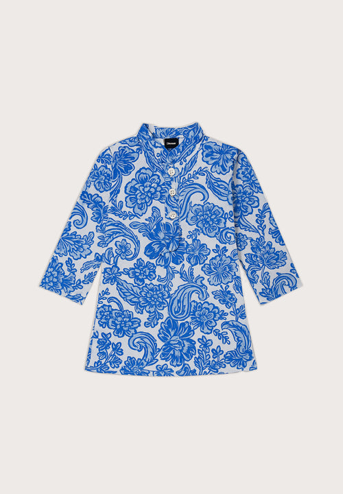 Azure Floral Kurta Set