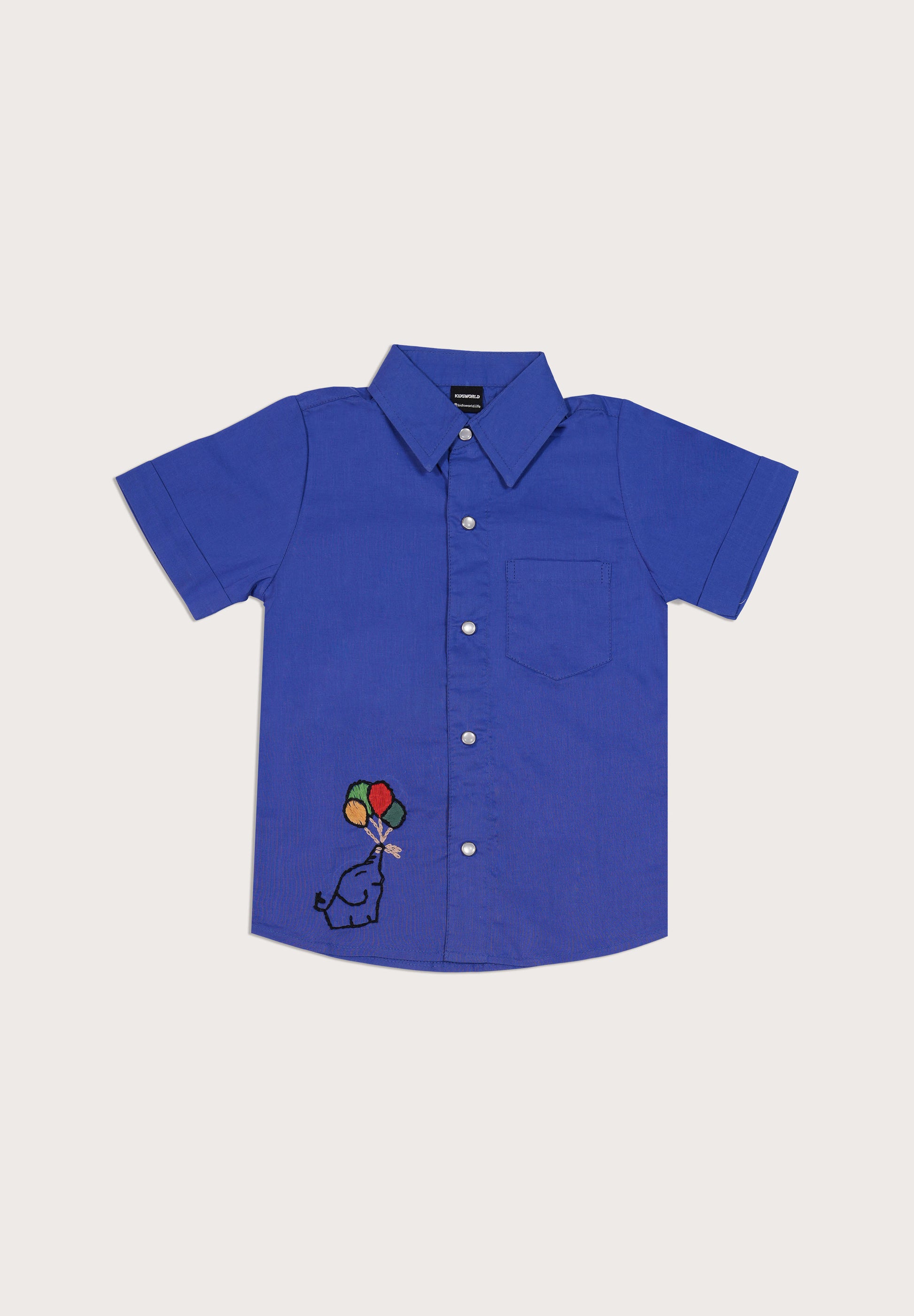 Balloon Elephant Cotton Shirt
