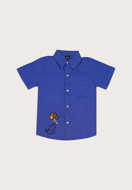 Balloon Elephant Cotton Shirt