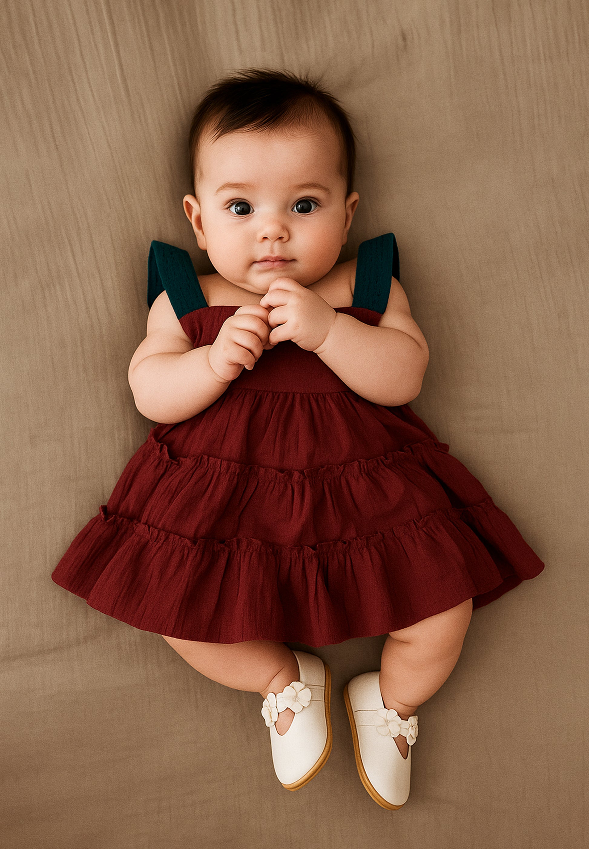 Berry Bloom Tiered Dress