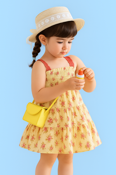 Floral Smocked Cotton Dress