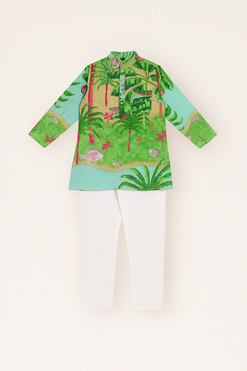 Rainforest Escape Cotton Kurta