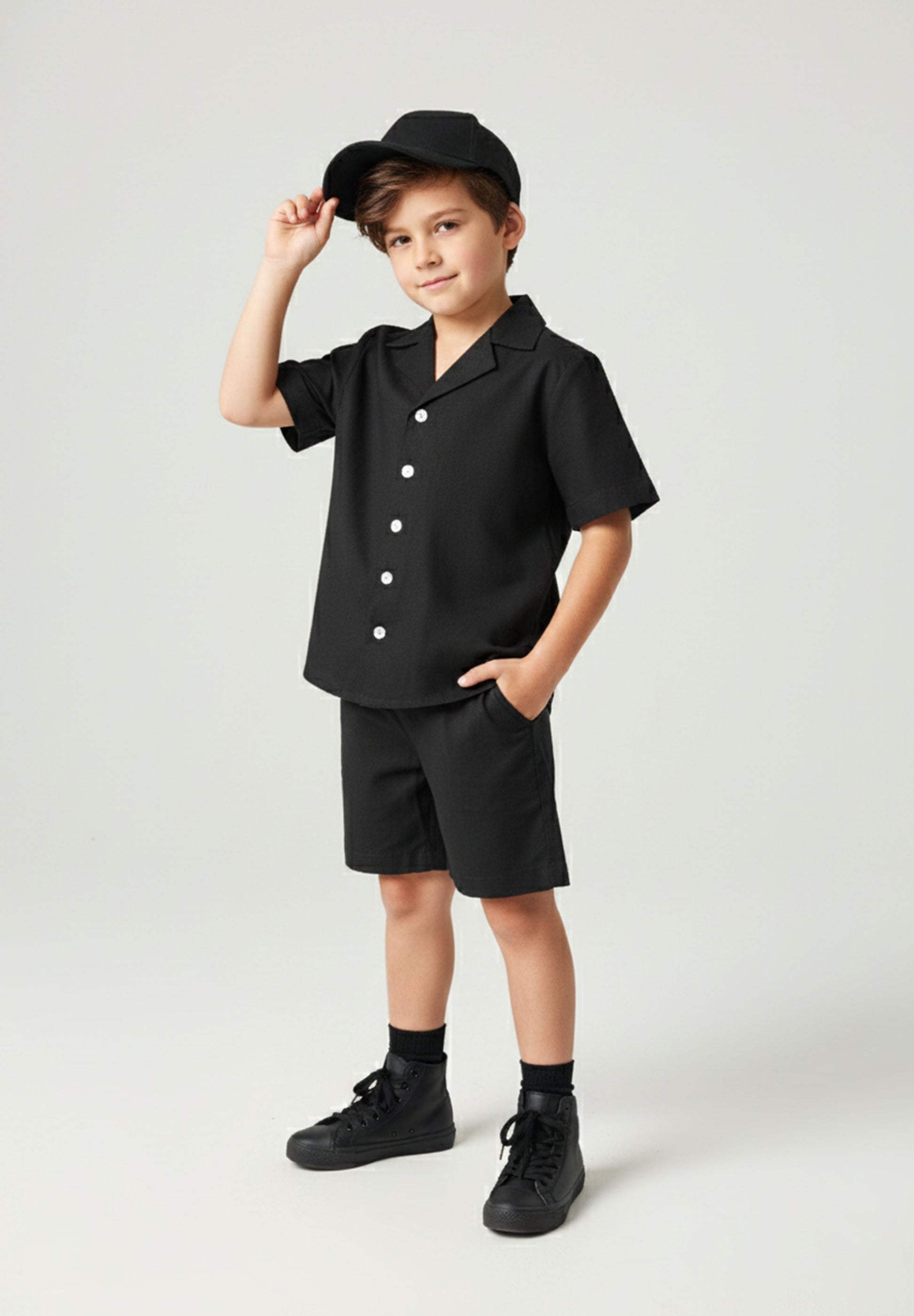 Midnight Charm Shirt & Shorts