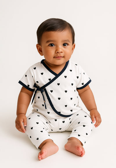 Heart Pop Cotton Co-ord Set