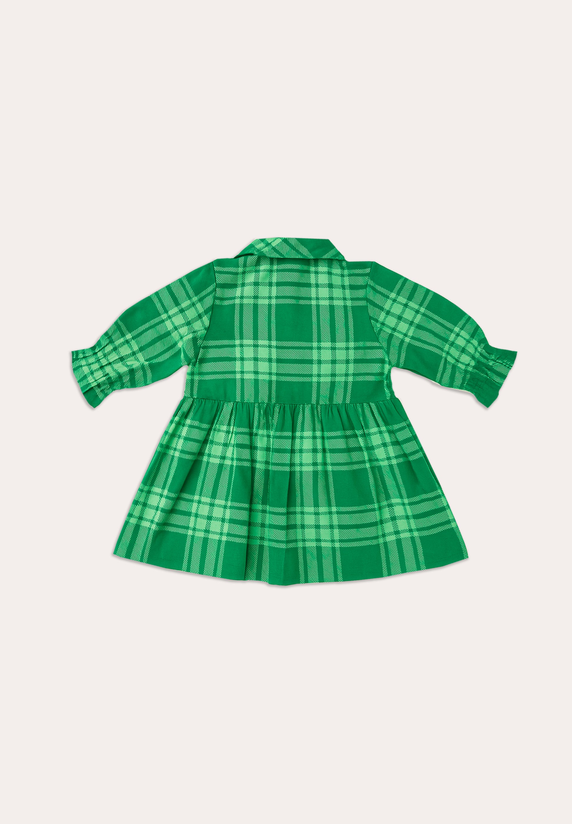 Plaid Forest Cotton Dress