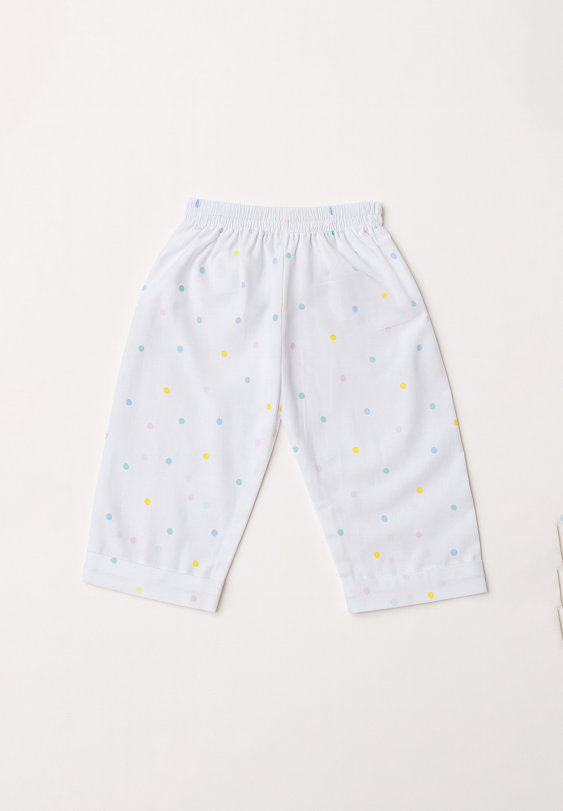 Polka Dot Kurta Pajama Set