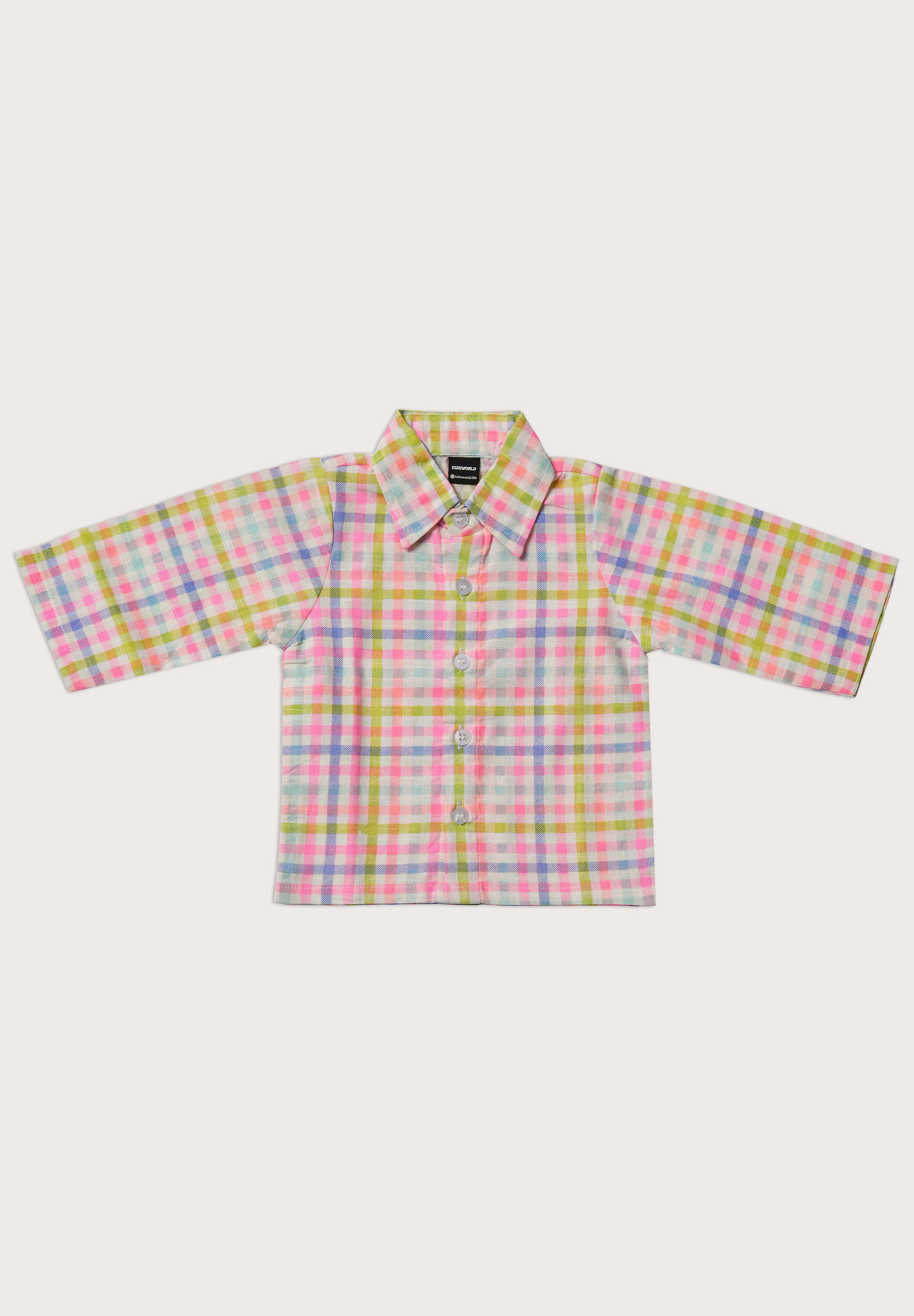 Rainbow Checkered Co-ord Set