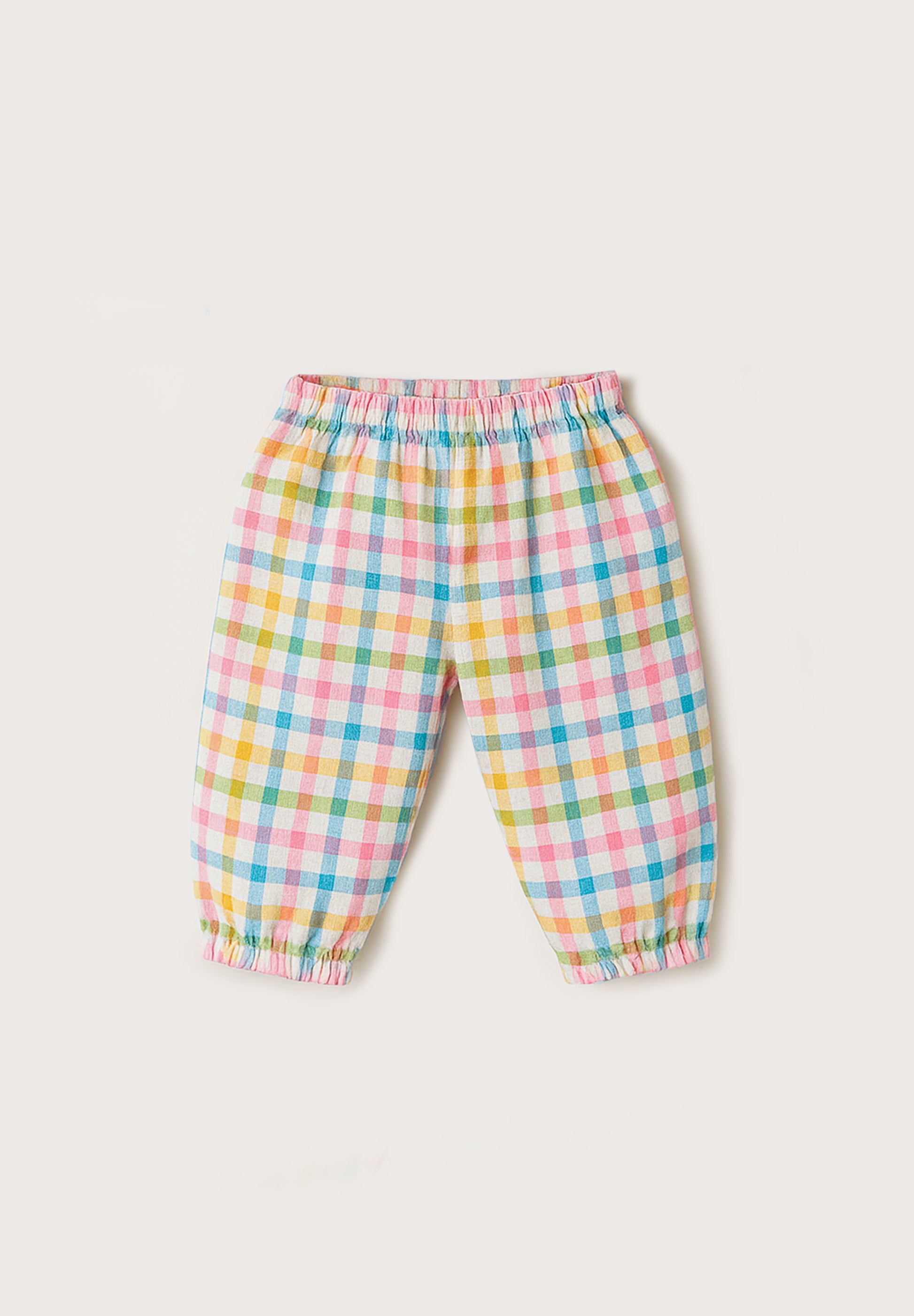 Rainbow Checkered Cotton Co-ord Set (Unisex)