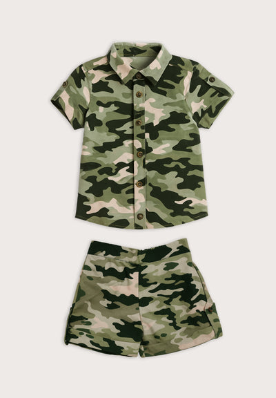 Wild Trail Set | Half Sleeve Shirt & Shorts