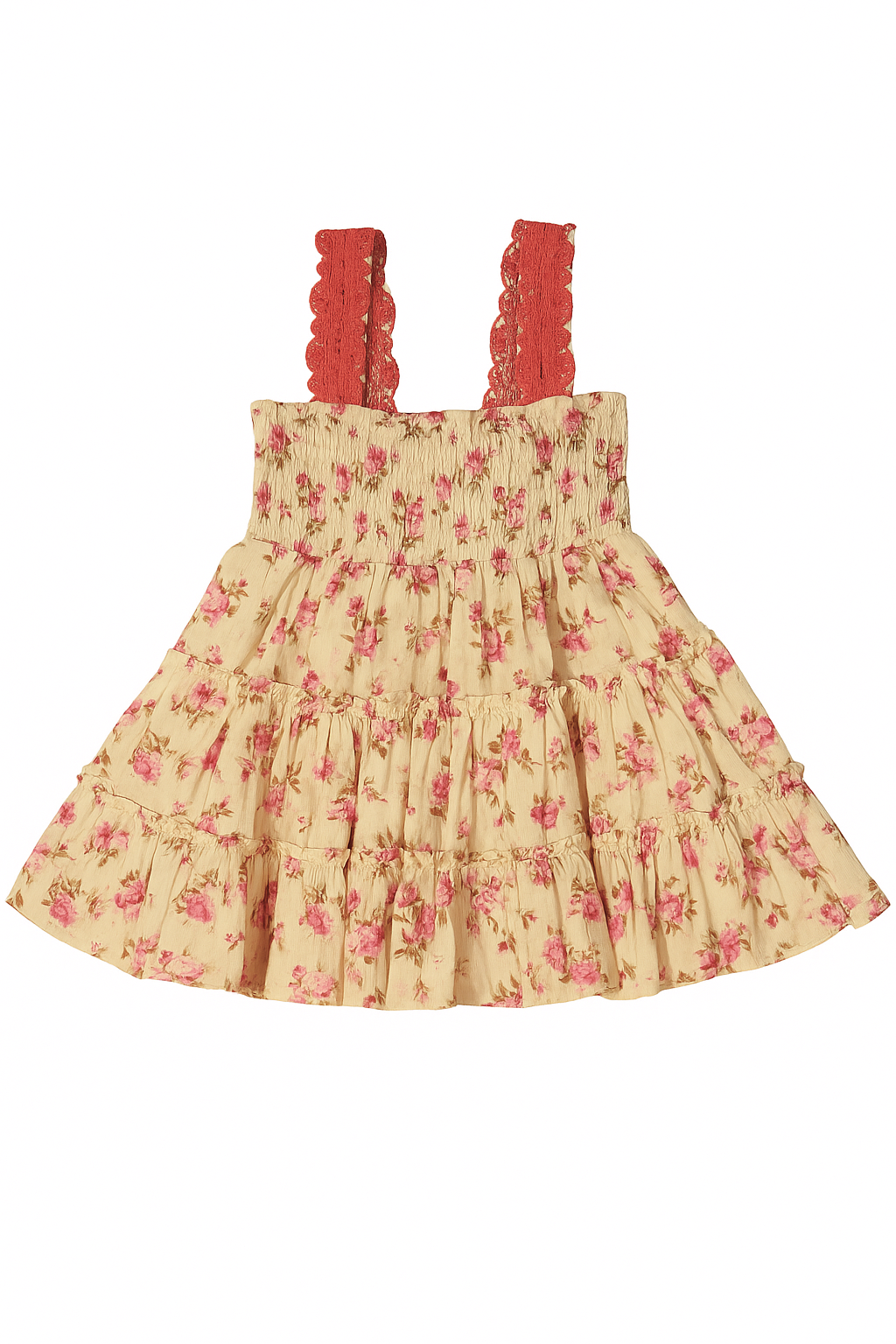 Floral Smocked Cotton Dress